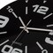 Clockswise Pack of 2 12 inch Black Decorative Unique Modern Round Glass Analog Wall Clock, Perfect for Office, Classroom, Living Room, Dining Room, Bed Room, Entryway and Kitchen Wall Decor.